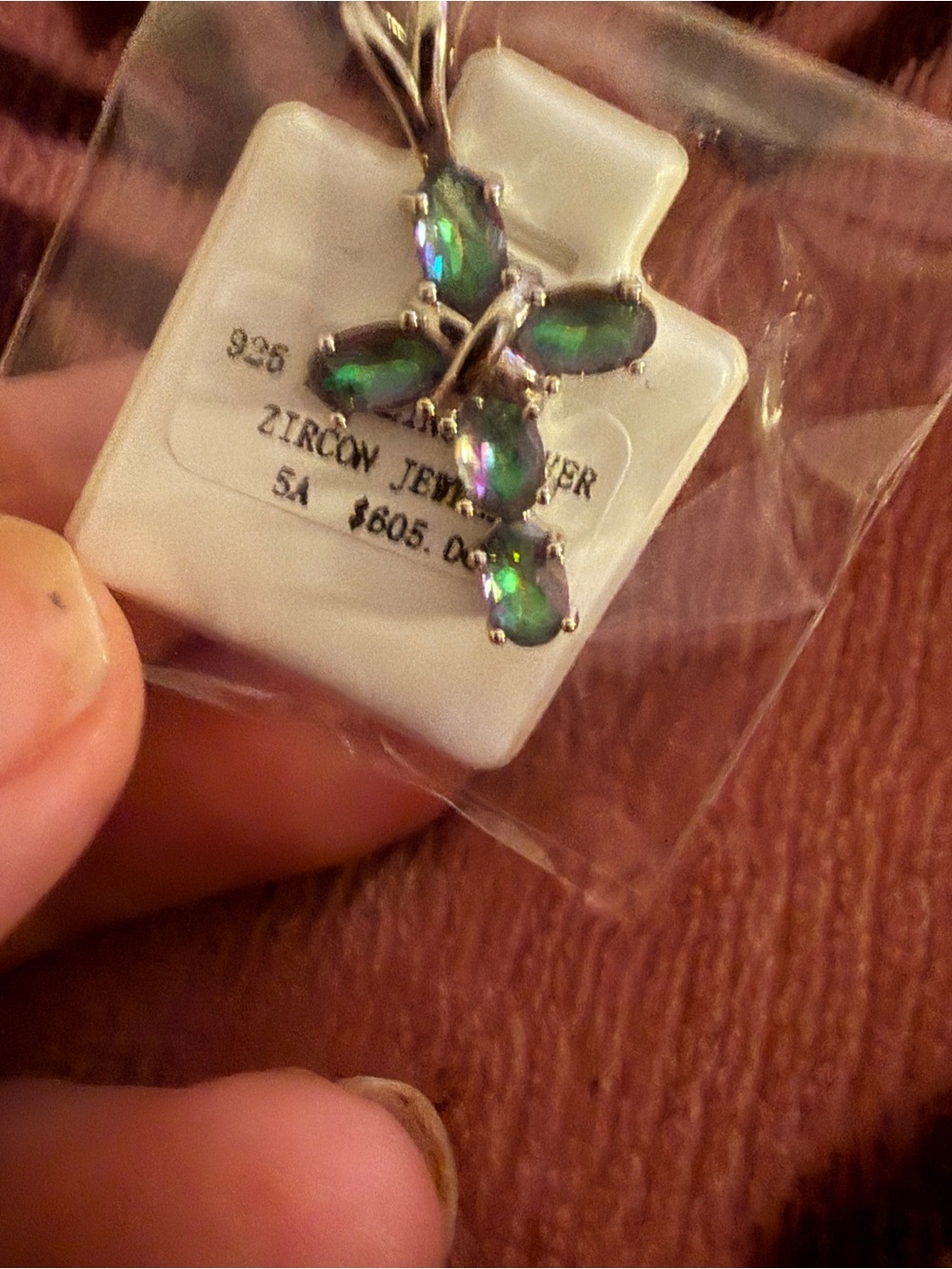 Sterling Silver Mystic Topaz Cross Necklace,Earrings, Ring Set!!